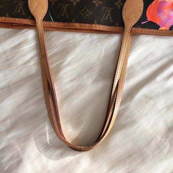 100% AUTHENTIC LTD EDITION LOUIS VUITTON MONOGRAM NEVERFULL ROSES MM - Picture 14 of 16